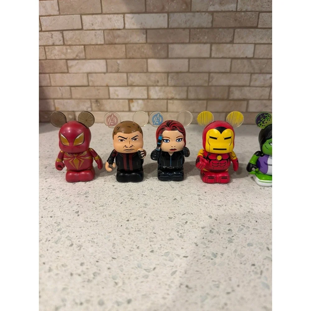 Disney Vinylmation Marvel Lot of 11 Iron Man Venom She-Hulk Hawkeye Red Skull